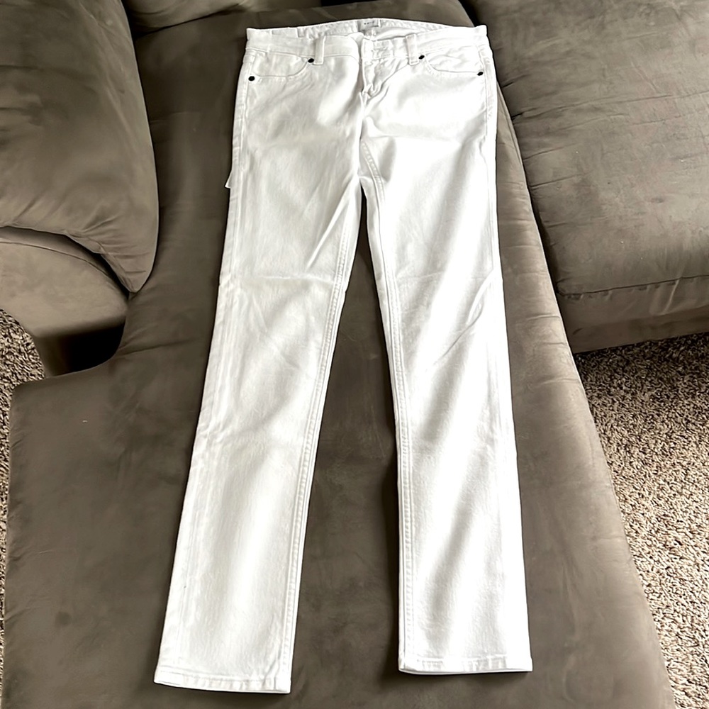 BRTN by Burton Skinny / Slim White Jeans